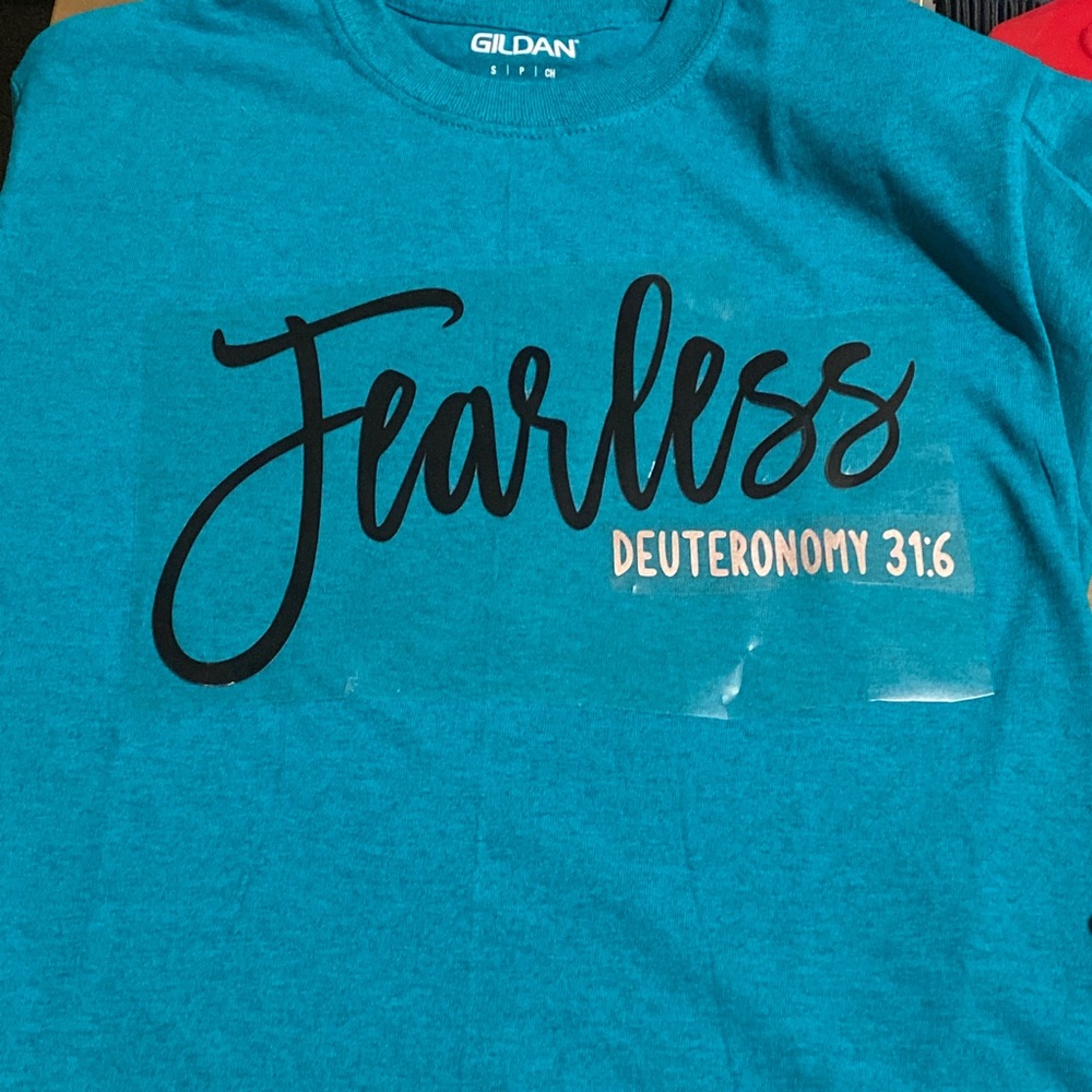 Fearless tshirt 100%cotton made with love 💙